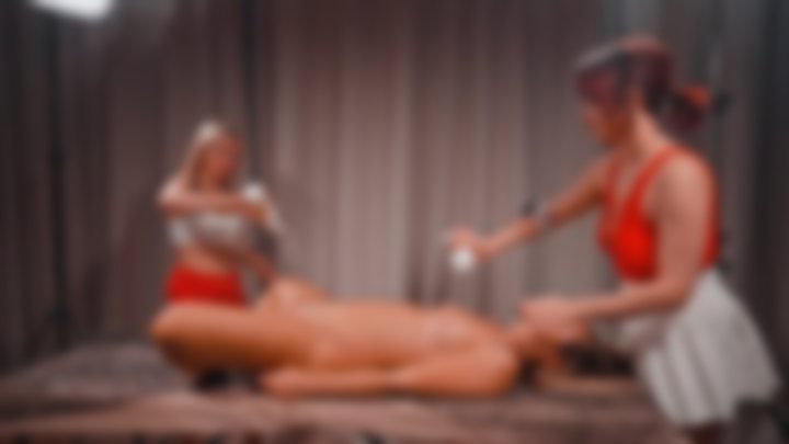 💆‍♀️18+💆‍♀️DOUBLE RELAXATION | Four Hands Home Massage for Maria 🍒 (NU) — YOGA QUEENS