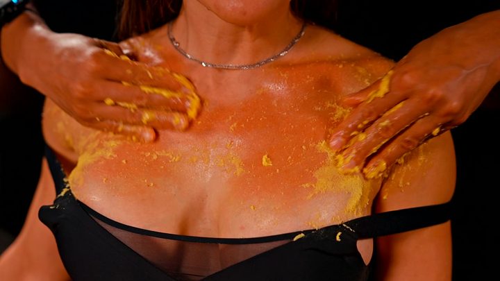 FREE VIDEO 🔥 — MANGO BODY SCRUB MASSAGE — MARI ON KRIS 🫦 | SENSORY ASMR SPA 🔥 — Massage Queens