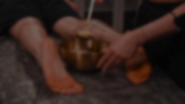 GOLDEN PARAFFIN & BAMBOO CUPS — JAMES ✨🐍 — ASMR Foot Massage