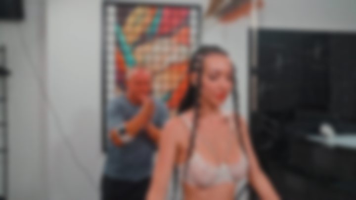 SOOTHING MASSAGE IN PJS | Maxim Gives Kristina Ultimate Comfort — YOGA QUEENS