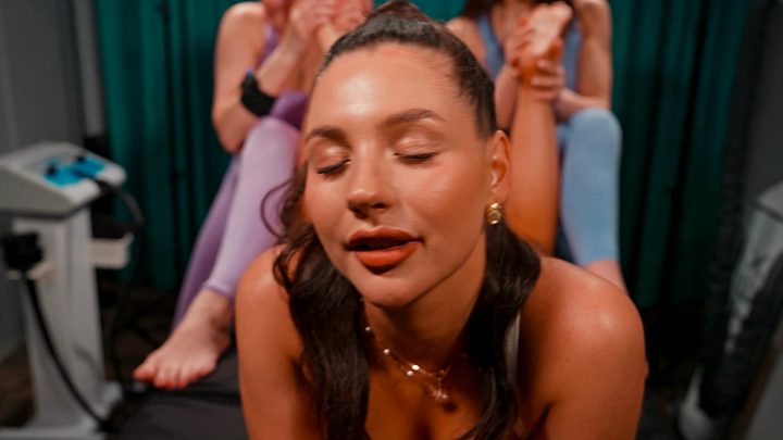 FREE VIDEO 💦 SENSUAL FOAM FOOT MASSAGE BY TANA AND ANYA FOR ANNA 🔥 — Massage Queens