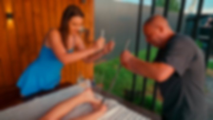 CHIROPRACTIC MASSAGE 🔥 MAKSIM AND ANNA ON MARIA 🫦 PURE RELAXATION — YOGA QUEENS