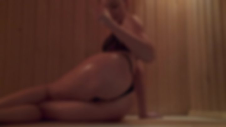 POV SAUNA SESSION 🔥 KRISTI RELAXING NECK AND SHOULDERS 🥵 — Massage Queens