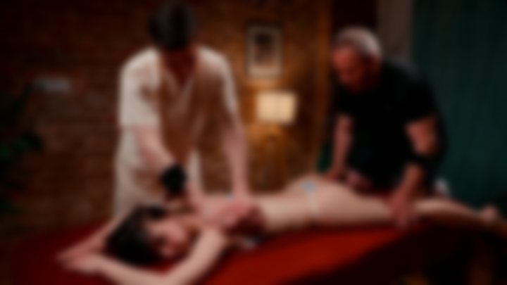 FOUR HANDS ASMR MASSAGE FOR KRISTINA 🔥 SENSUAL SPA RELAXATION 💋 — ASMR Foot Massage