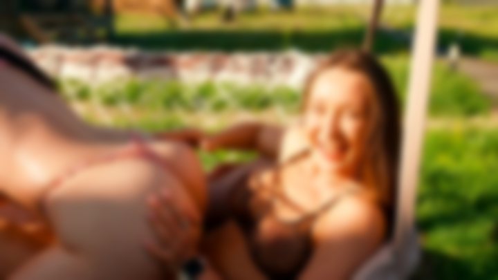 ASMR OUTDOOR MASSAGE 🔥 KRIS GIVES NIKA A SENSUAL SWING SESSION 💋 — Massage Queens