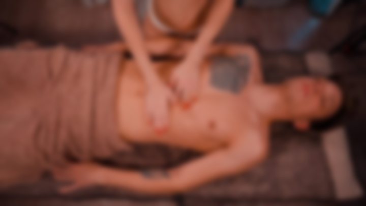 RELAXING FULL BODY MASSAGE — MARIA & KRISTINA × MARK | PART 2 — Massage Queens