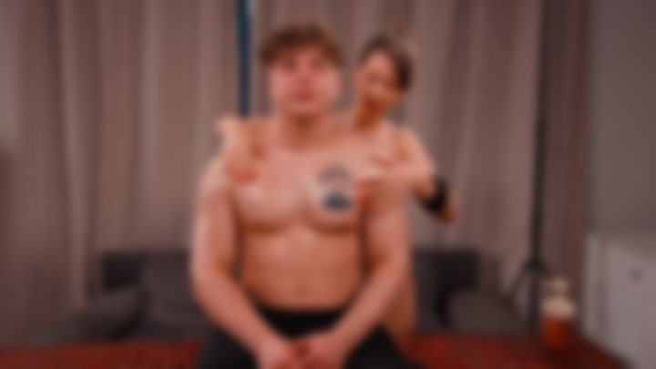 OIL MASSAGE 🔥 HELENA & JON'S PRIVATE SESSION 🍓 NU 18+ 🍒 — The Art of Touch