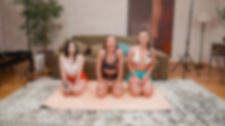 GROUP STRETCHING - KRIS, ANNA AND ELLIE — The Art of Touch