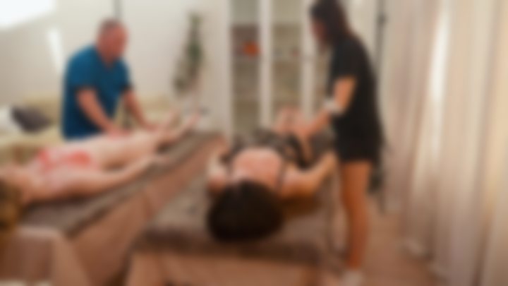 RELAXING FULL BODY MASSAGE — MAX & ANNA × LIZA & DIANA | SHARED SESSION 🍑 — Massage Queens