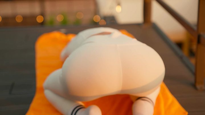 FREE VIDEO 🔥 | MARIE YOGA ON SUNSET | TENDER ASMR STRETCH 💋 — The Art of Touch