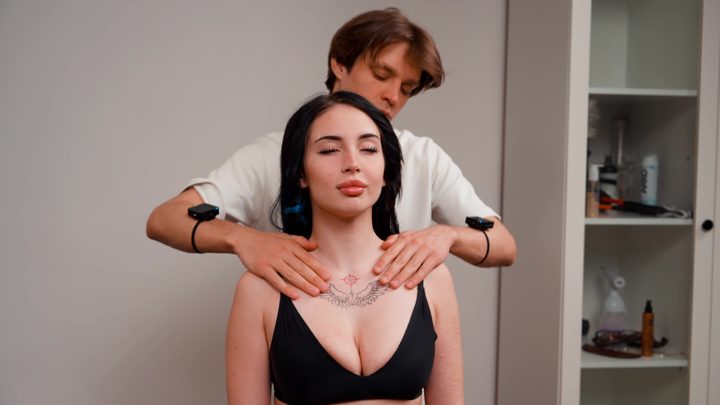 FREE VIDEO 🌹 MARK GIVES ME A RELAXING FULL BODY MASSAGE | POV ASMR 🥵 — Nika