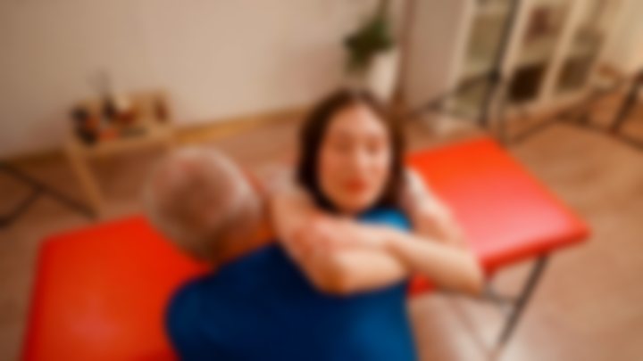 ASMR STRETCHING & CHIROPRACTIC 🌹 TATYANA IN A DRESS BY MAKSIM 🔥 COZY SESSION — YOGA QUEENS