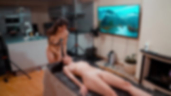 RELAXING FULL BODY MASSAGE — NU 18+ LOVINA × KRISTINA | TABLE SESSION — Lovina Lady
